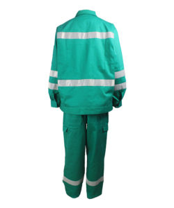 Зеленый огнезащитный анти-дуги комбинезон Одежда