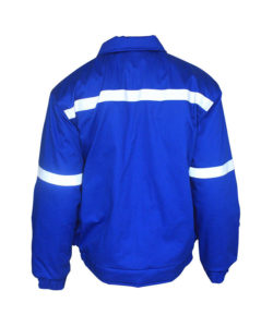 Синяя зимняя огнезащитной сварщика куртка 1